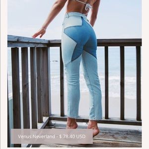 Star high waisted jeans